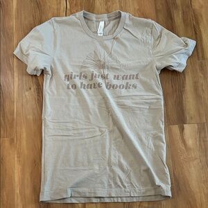 CANVAS girls just want to have books - bookworm tee - reader - book 📕